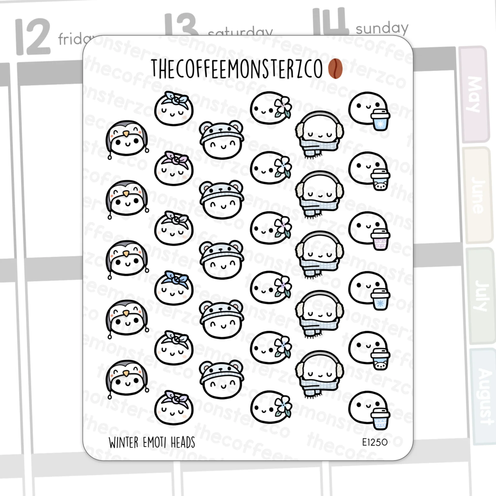 Winter Emoti Heads
