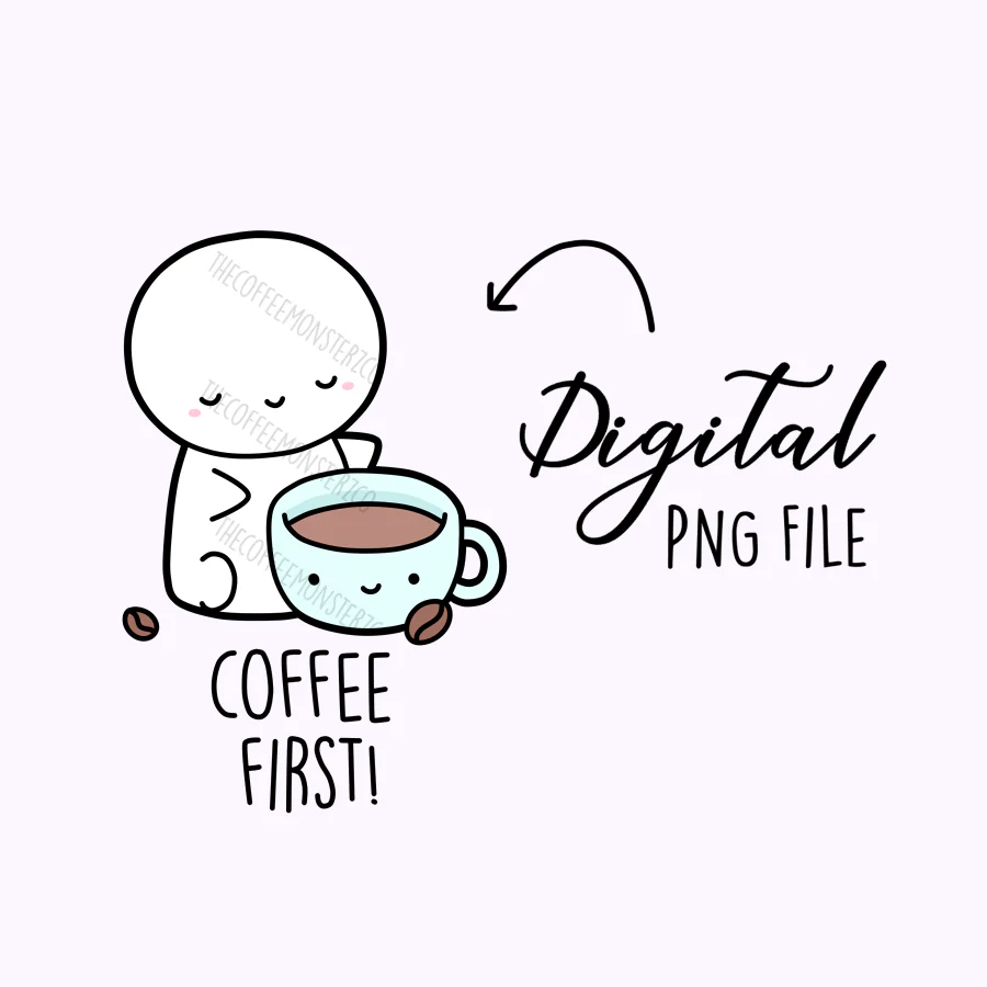 Coffee Time Emoti (Digital File)