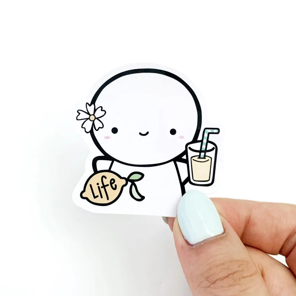 Misfit Life and Lemonade Vinyl Sticker (1 per customer)