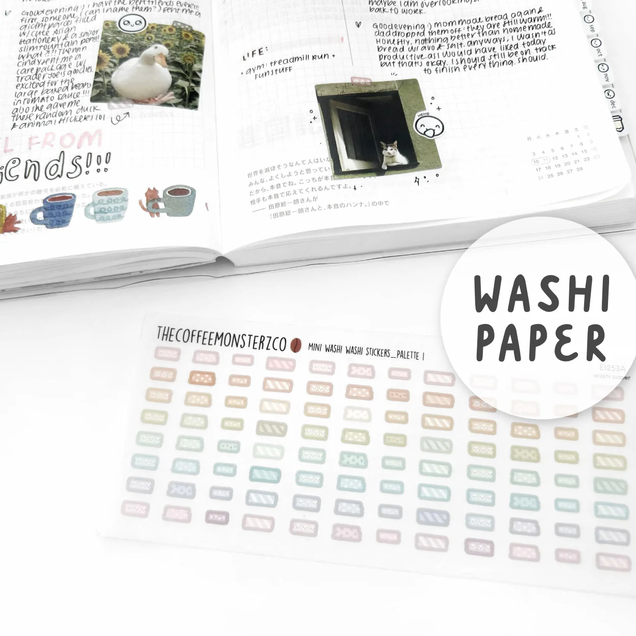 Mini Washi Washi Stickers - Washi Paper