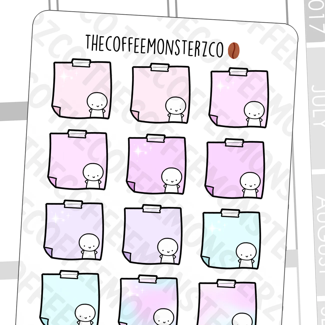 Twinkle Twinkle Sticky Note Stickers