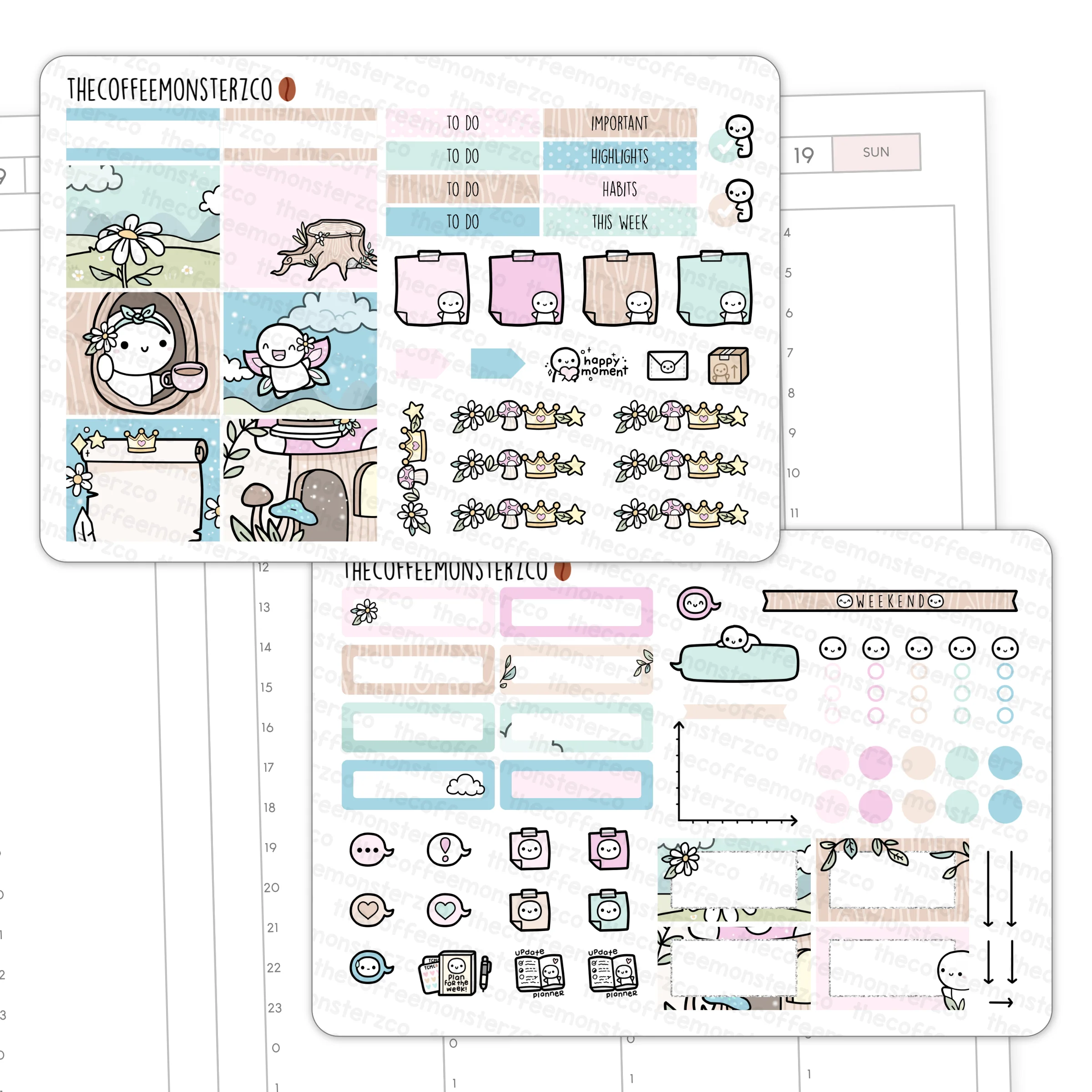 Magic Forest Hobonichi Cousin Kit