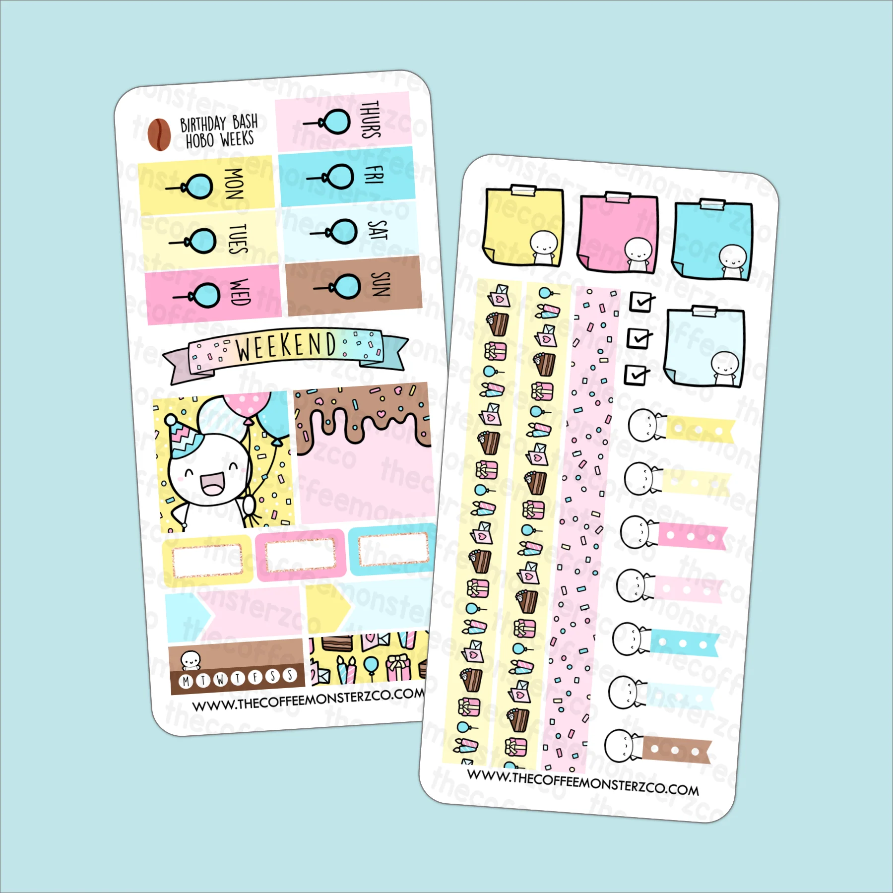 Birthday Bash Hobonichi Weeks Kit