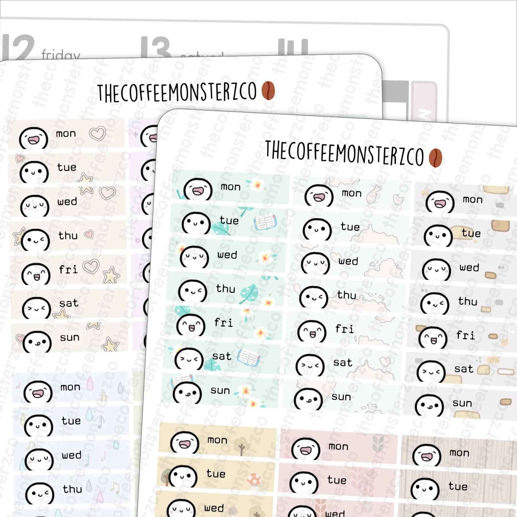 2025 Hobonichi Cousin Days Of The Week