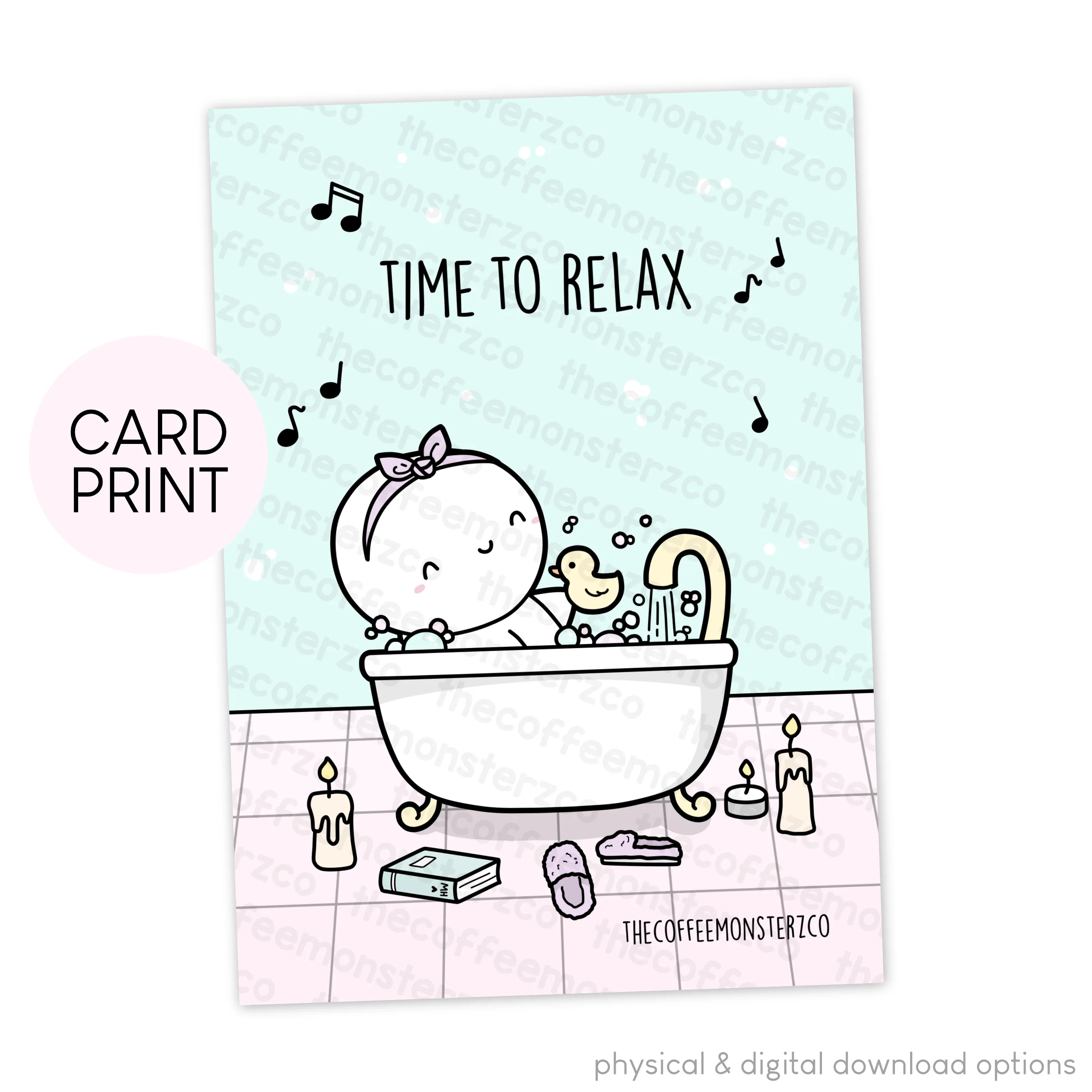 Time to Relax - Card Print