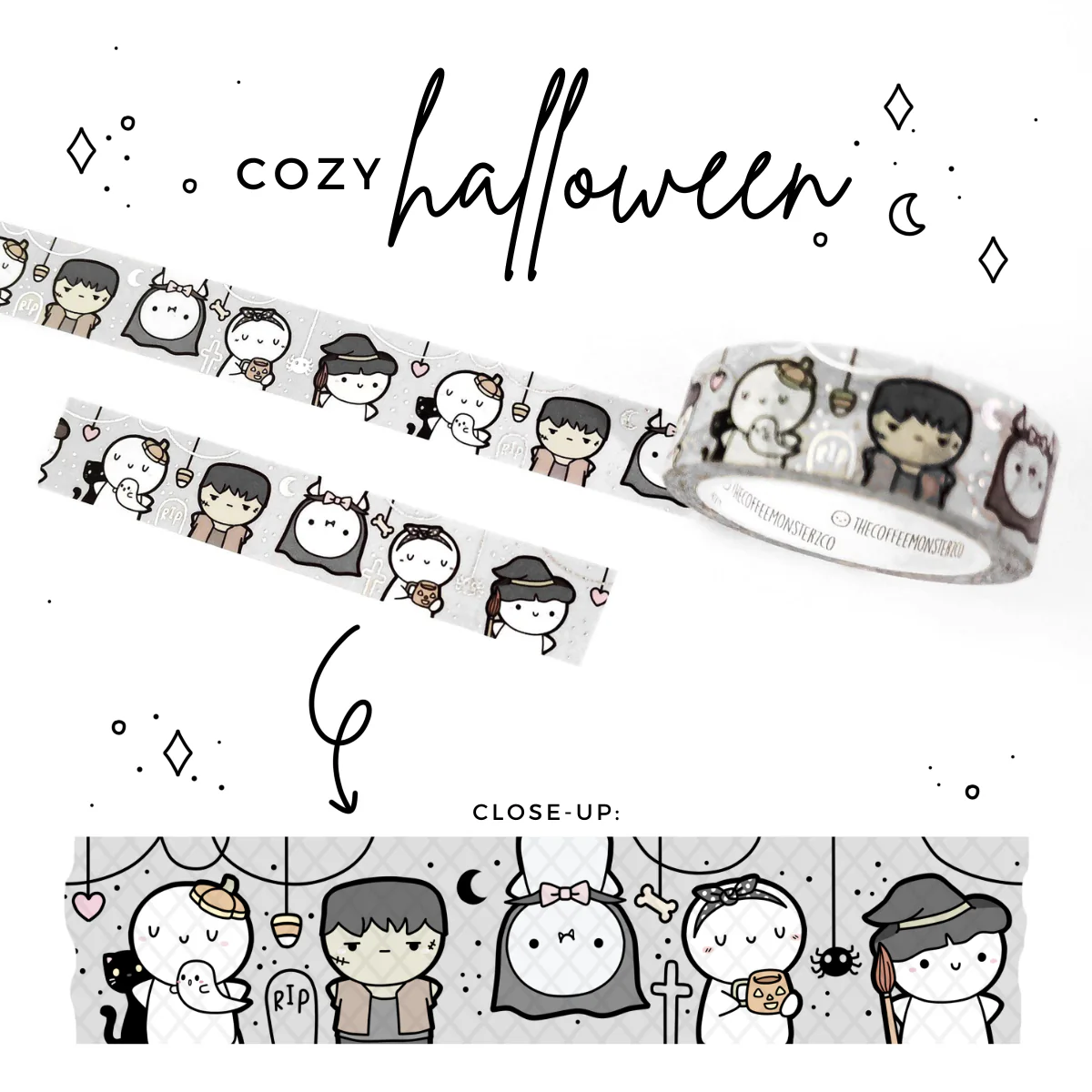 Cozy Halloween - 15mm Washi Tape
