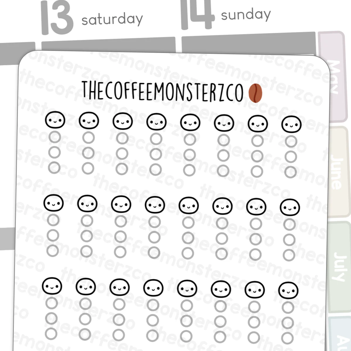 Circle Emotis Checklists