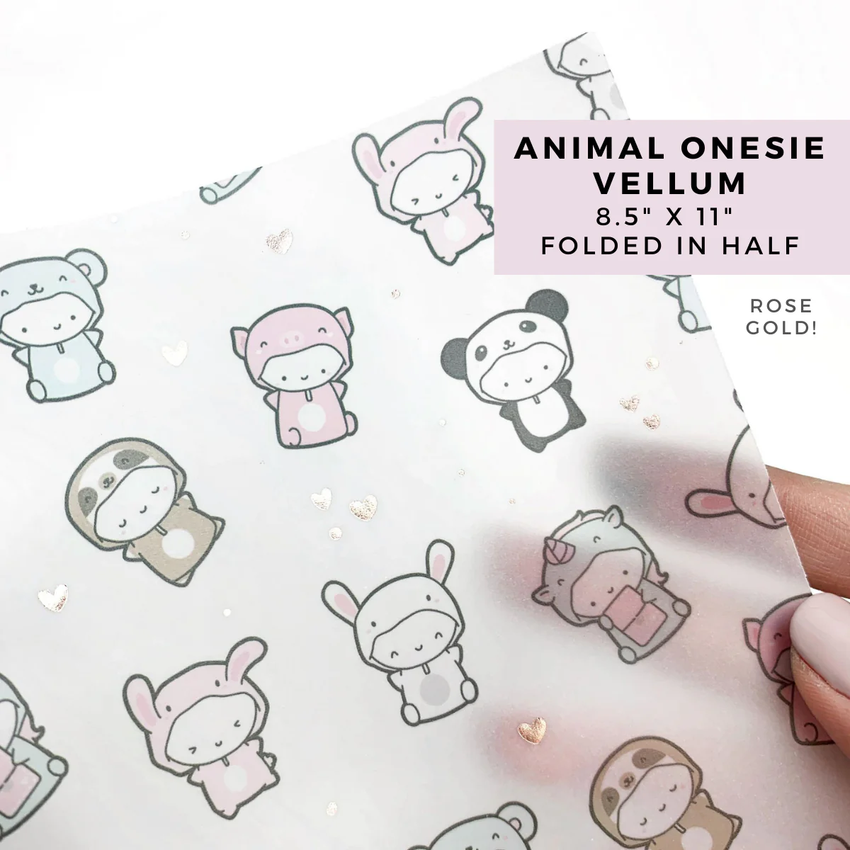 Onesie Emoti Rose Gold - Vellum Paper