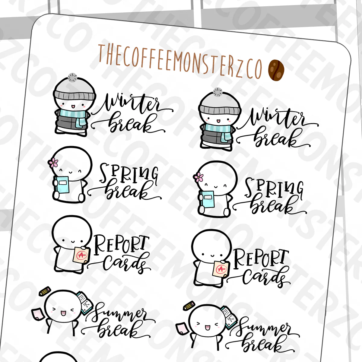 School Bucket List Emotis
