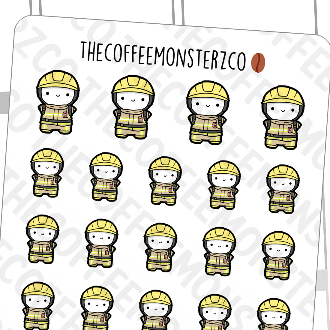 Firefighter Emotis