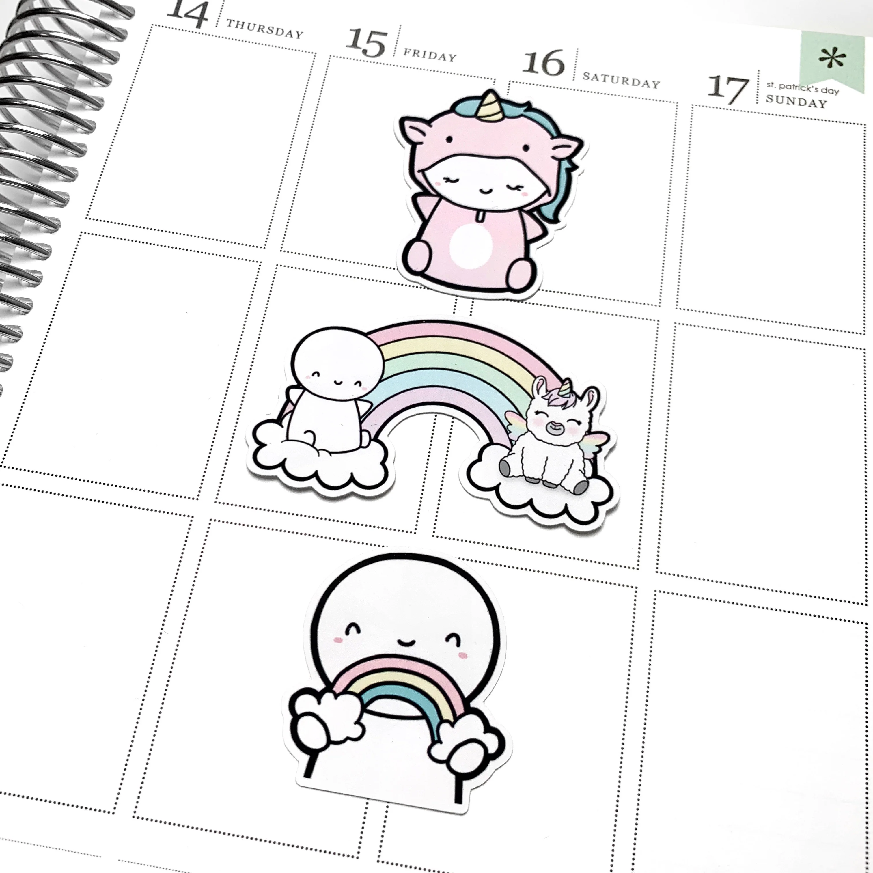 Rainbow Emoti Die Cut