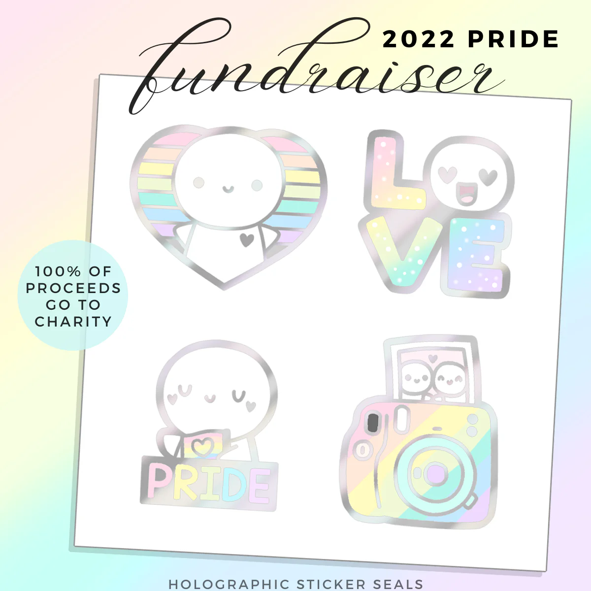 2022 Pride Fundraiser - Sticker Seals