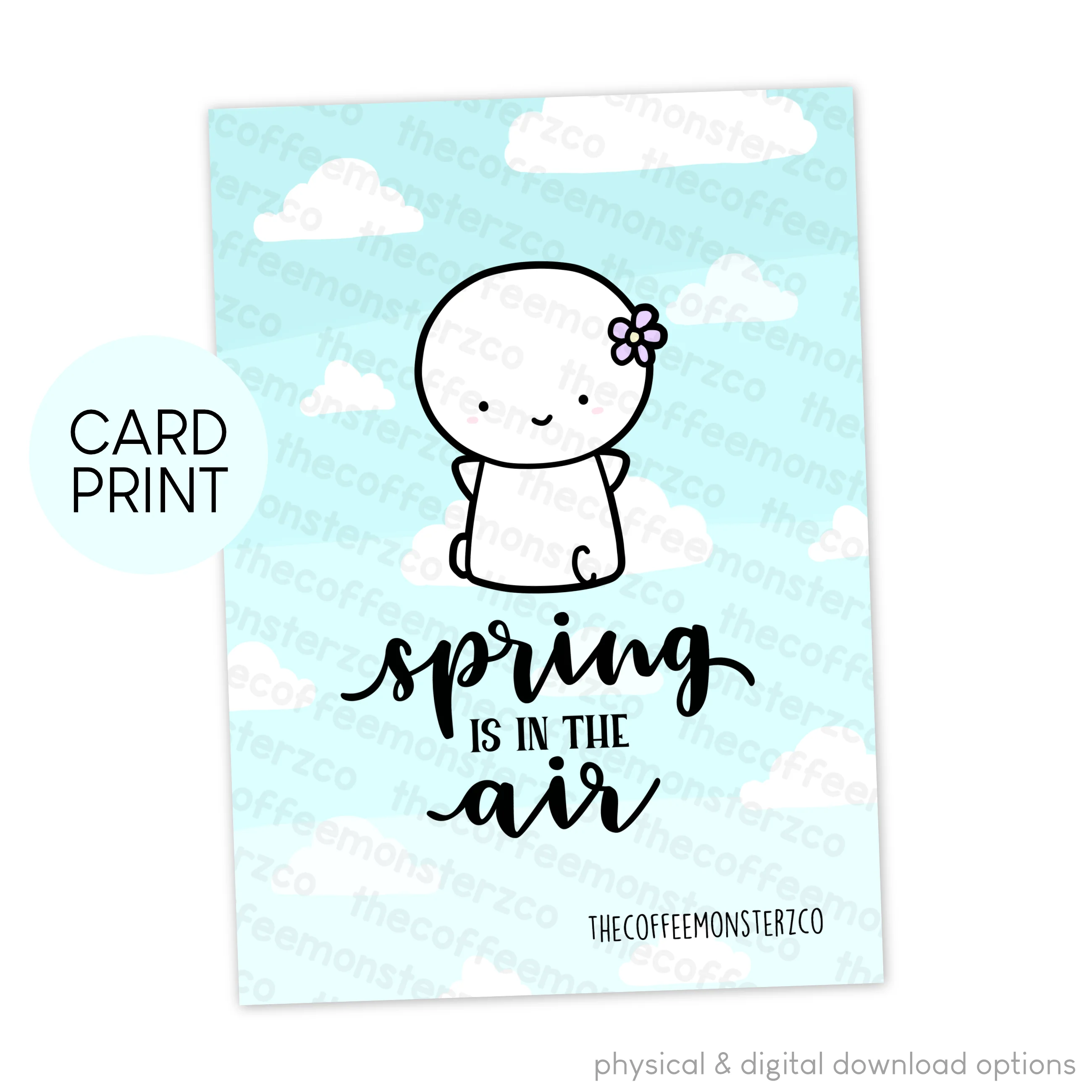 Spring Is In The Air - Card Print
