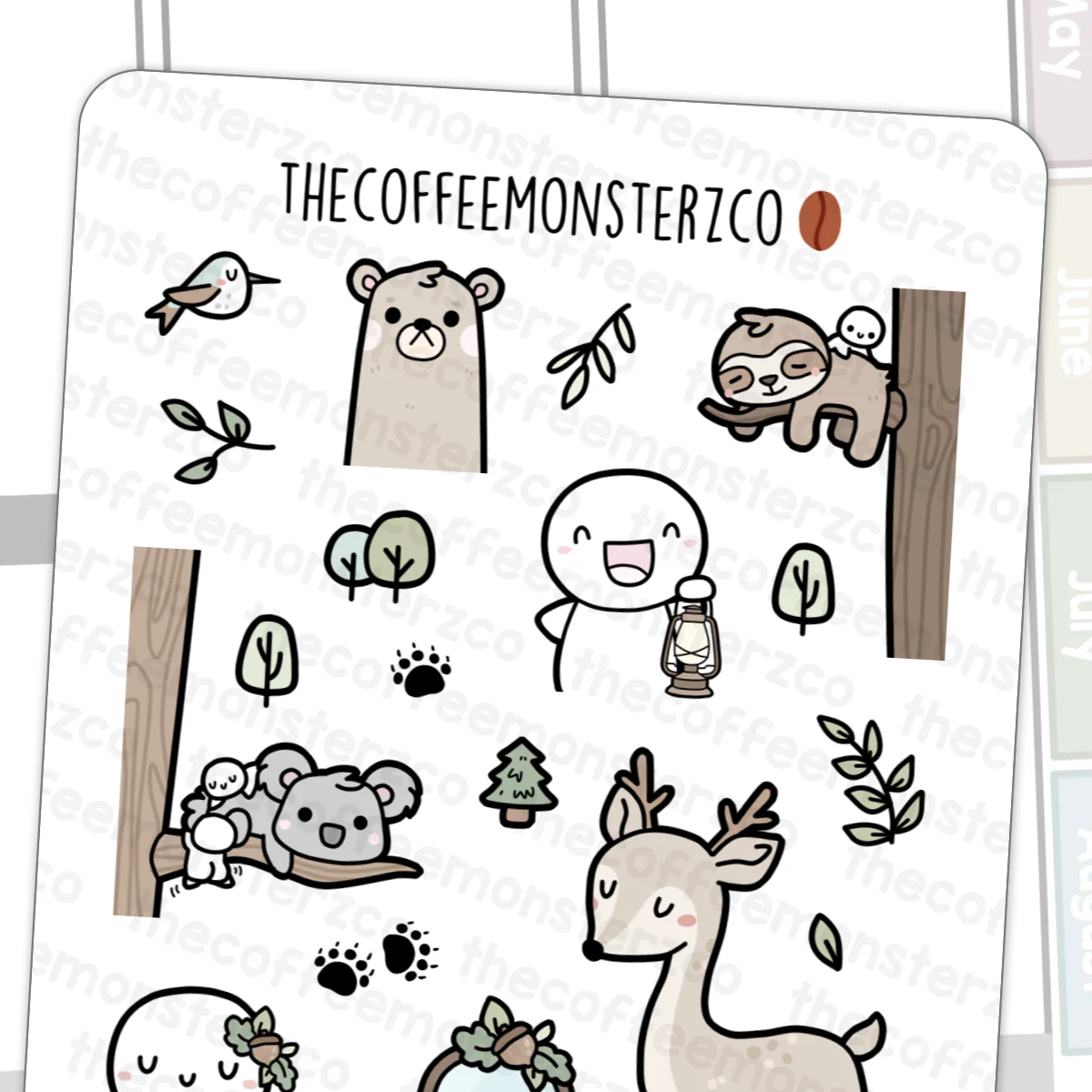Large Out of the Woods Doodles