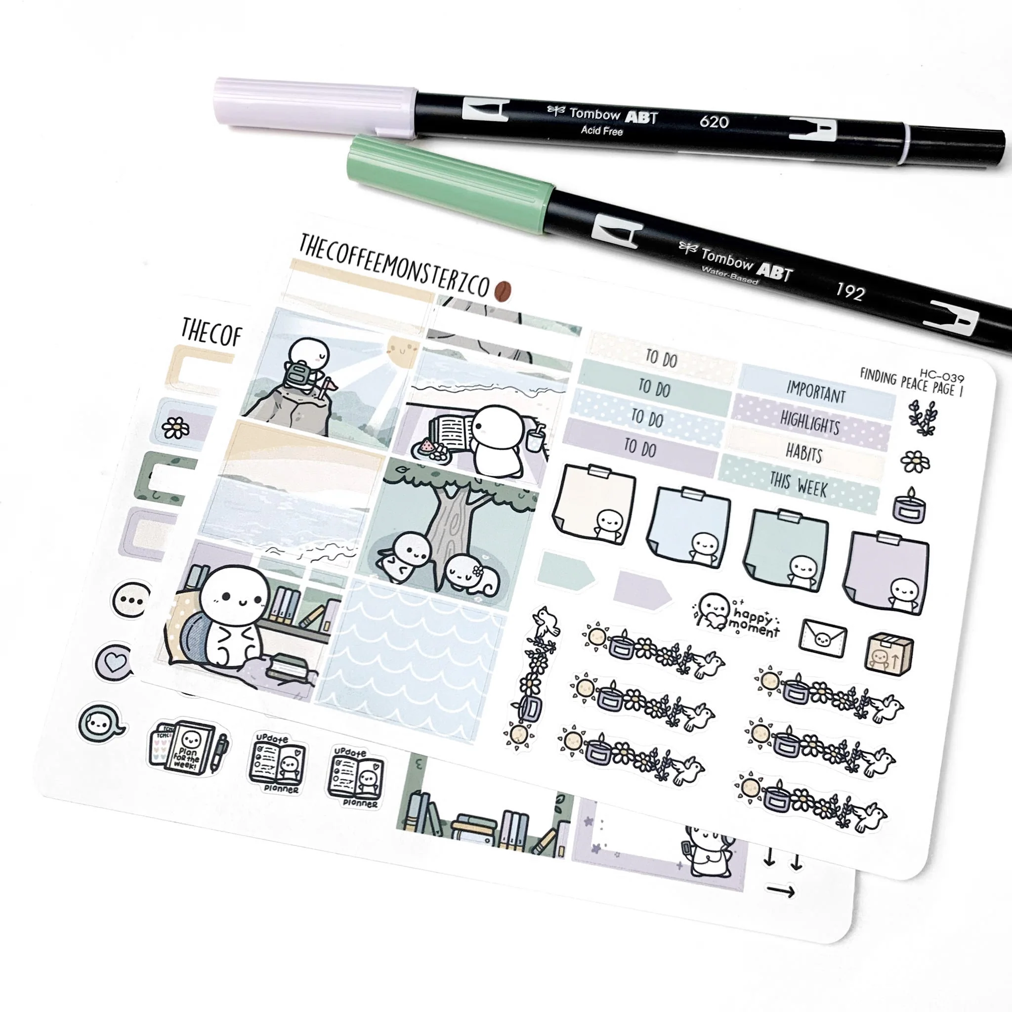 Finding Peace Hobonichi Cousin Kit