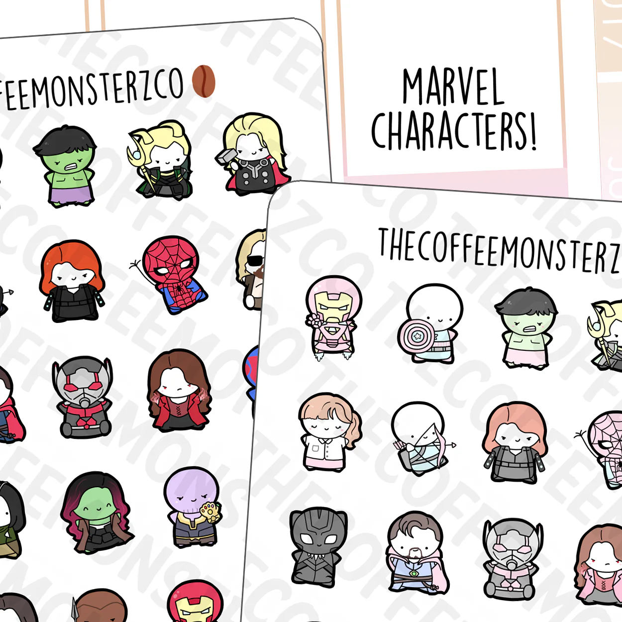 Superheroes Emotis Sampler