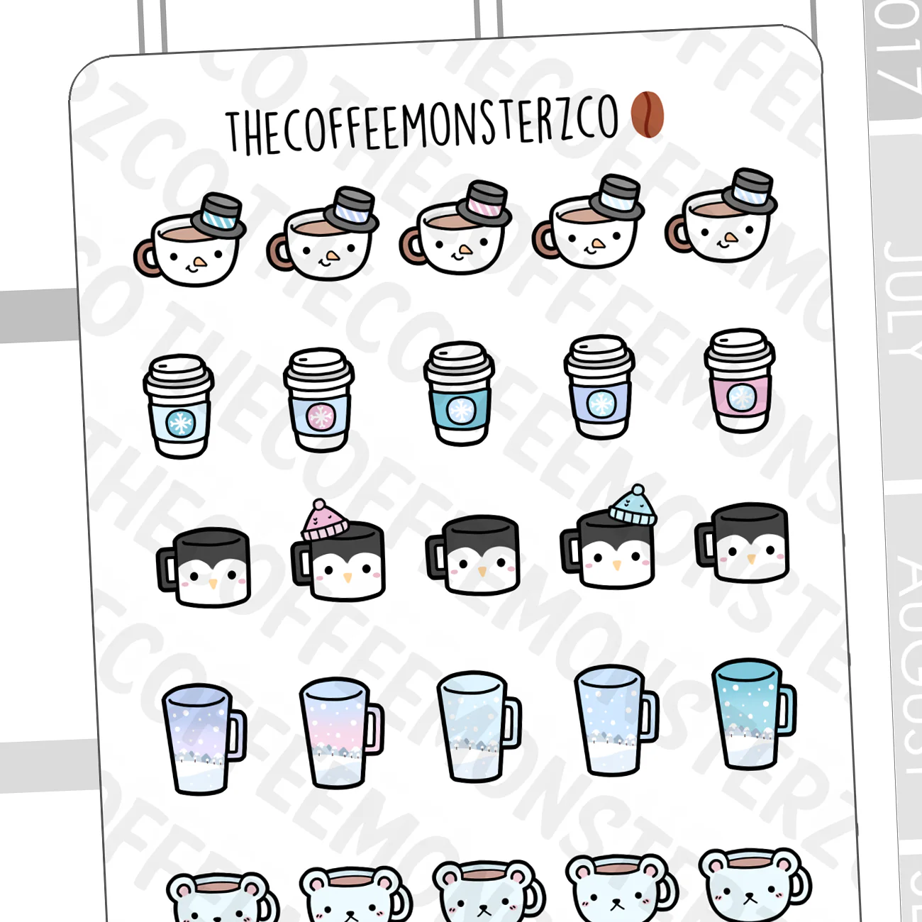 Winter Mug Doodles