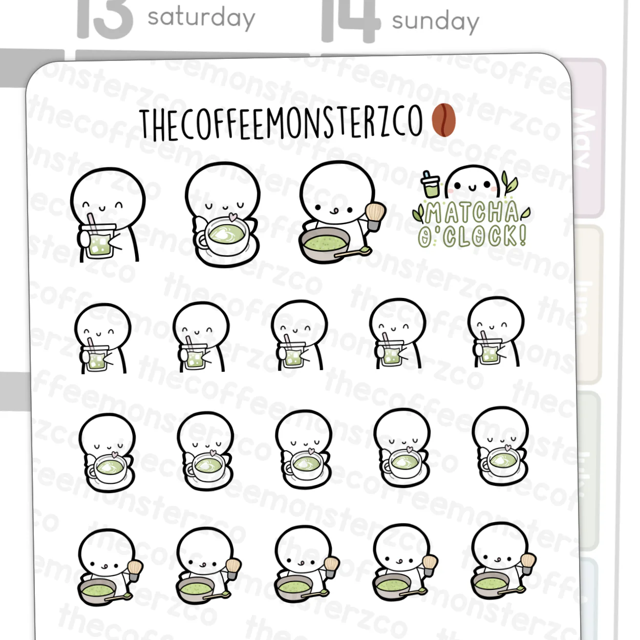 Matcha Emotis