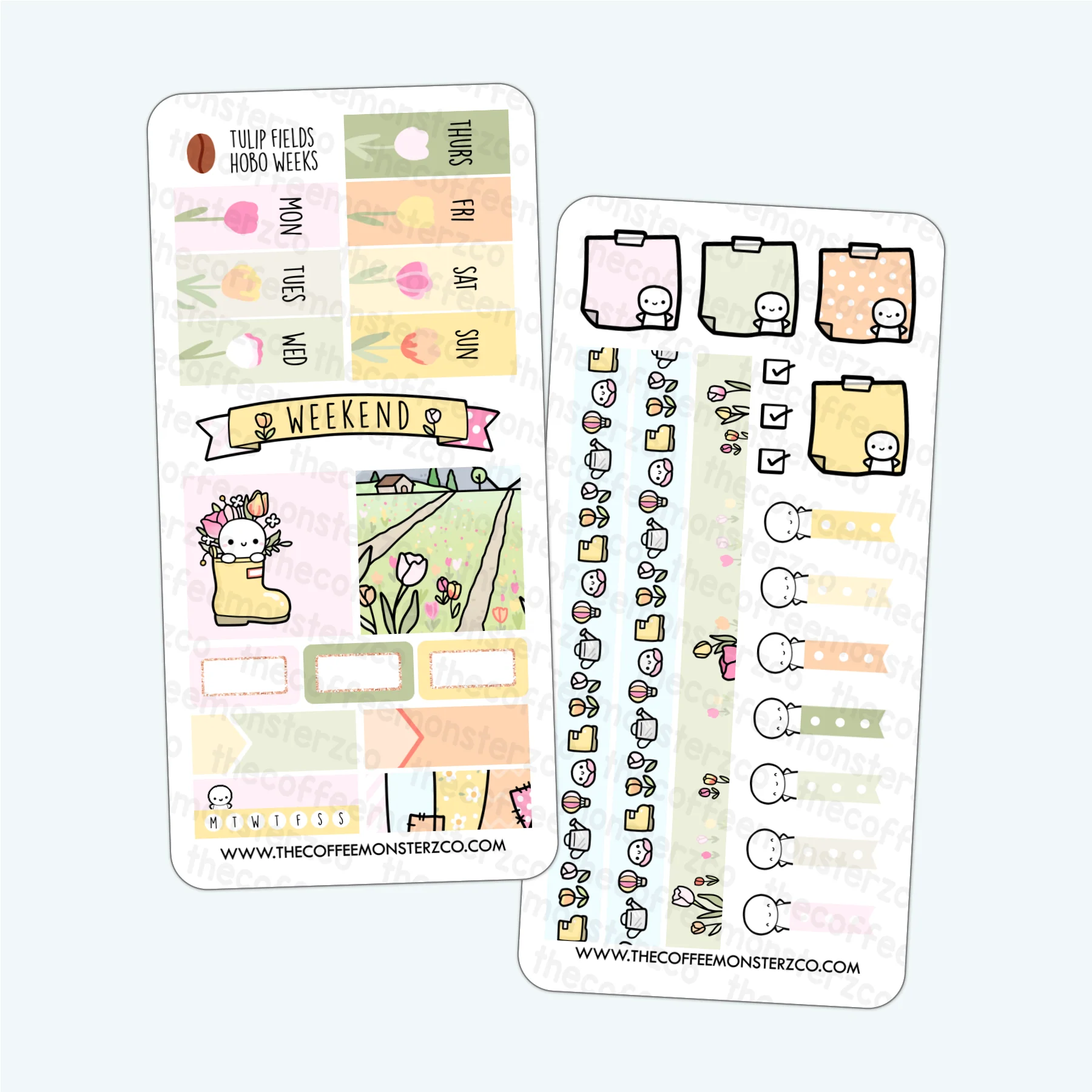 Tulip Fields Hobonichi Weeks Kit