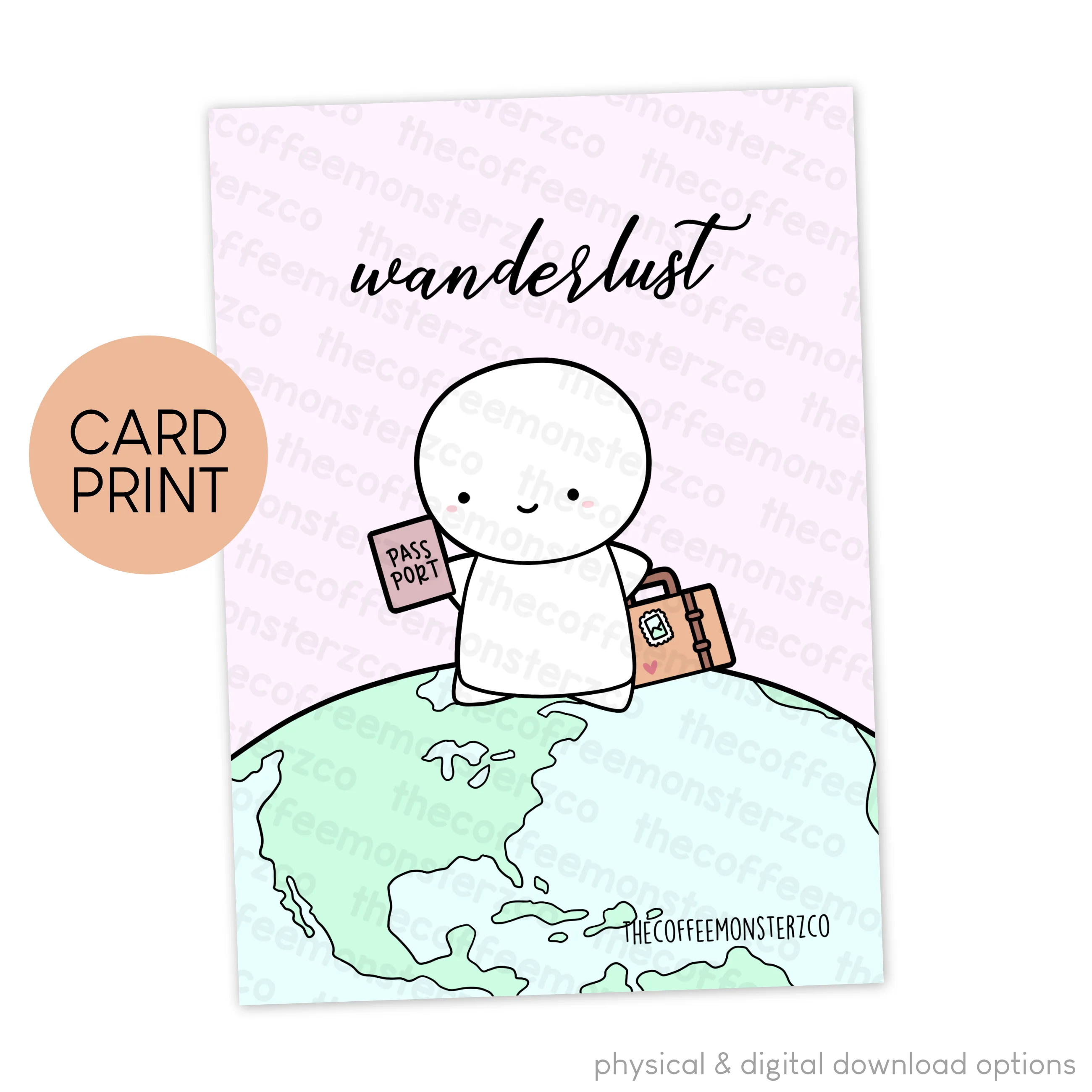 Wanderlust - Card Print