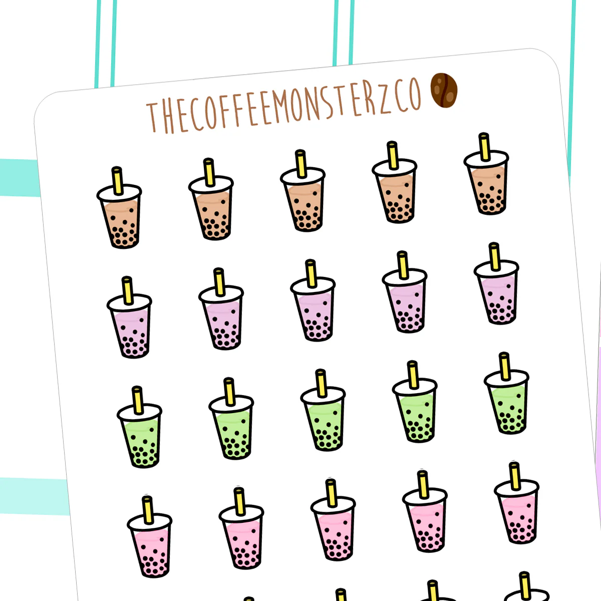 Bubble Tea Doodles (FINAL STOCK)