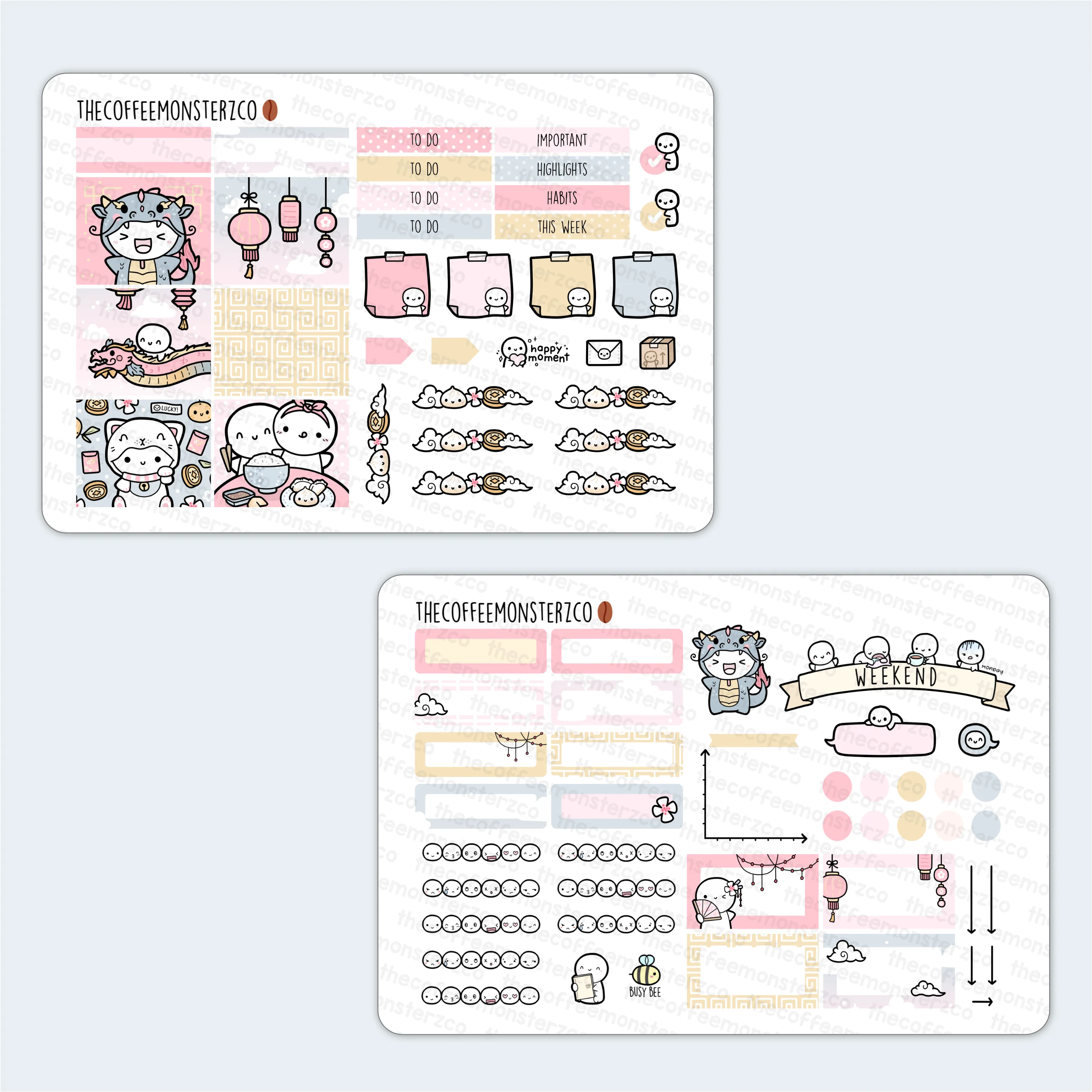 Lunar New Year 2024 Hobonichi Cousin Kit (FINAL STOCK)
