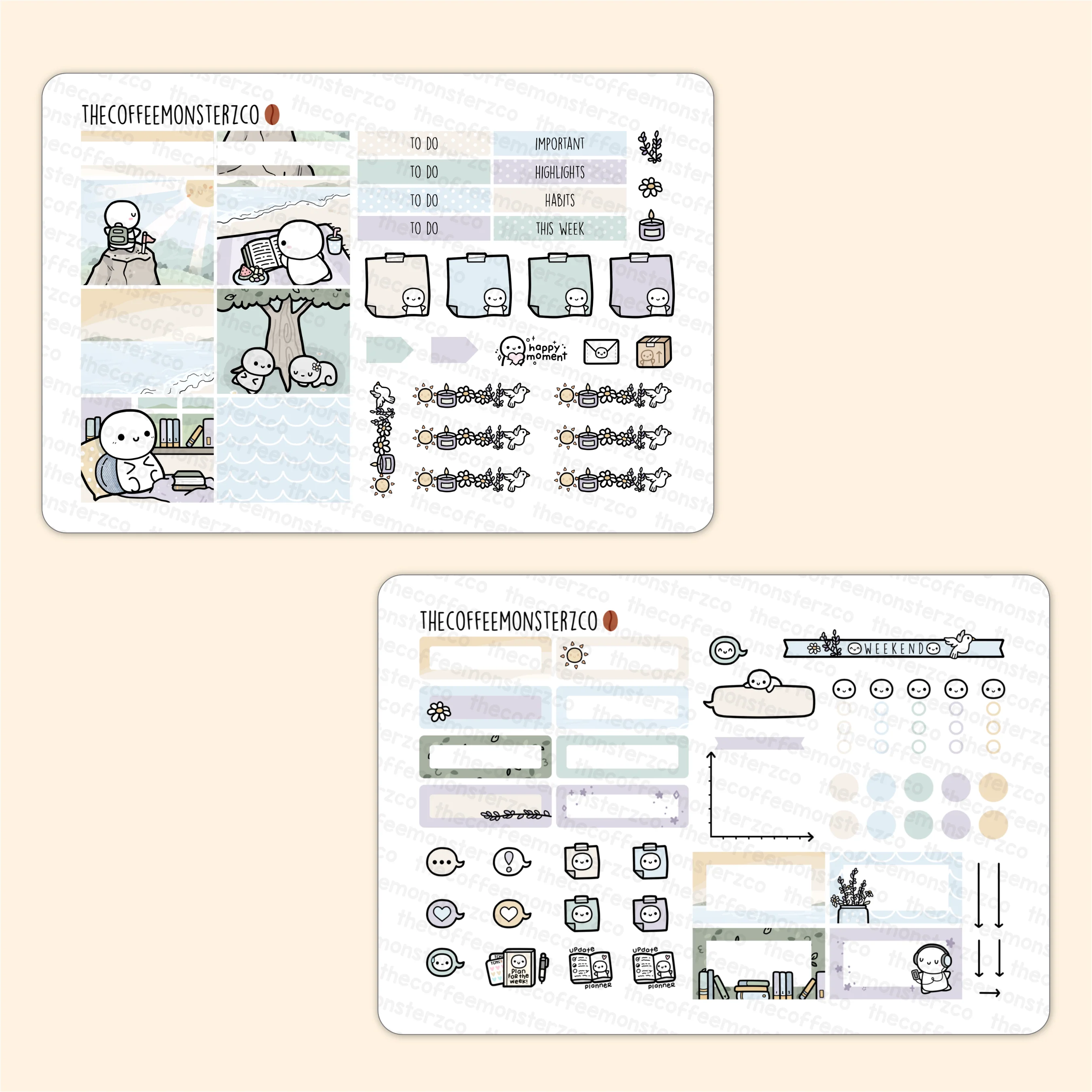 Finding Peace Hobonichi Cousin Kit