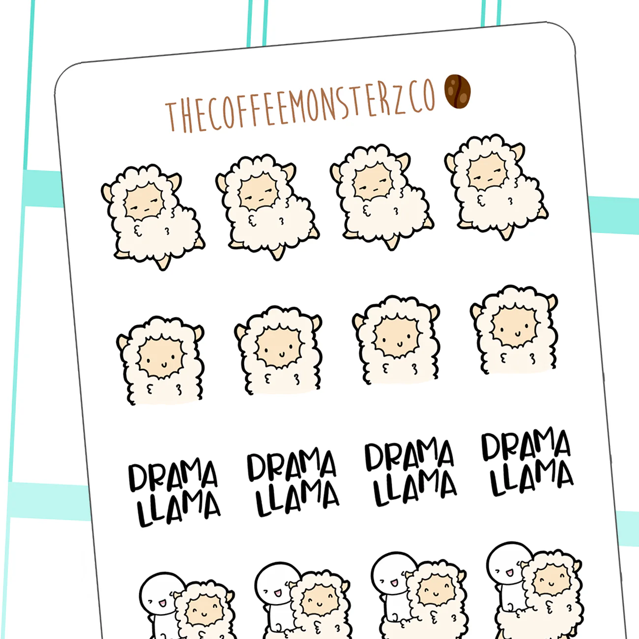 Drama Llama Doodles (FINAL STOCK)