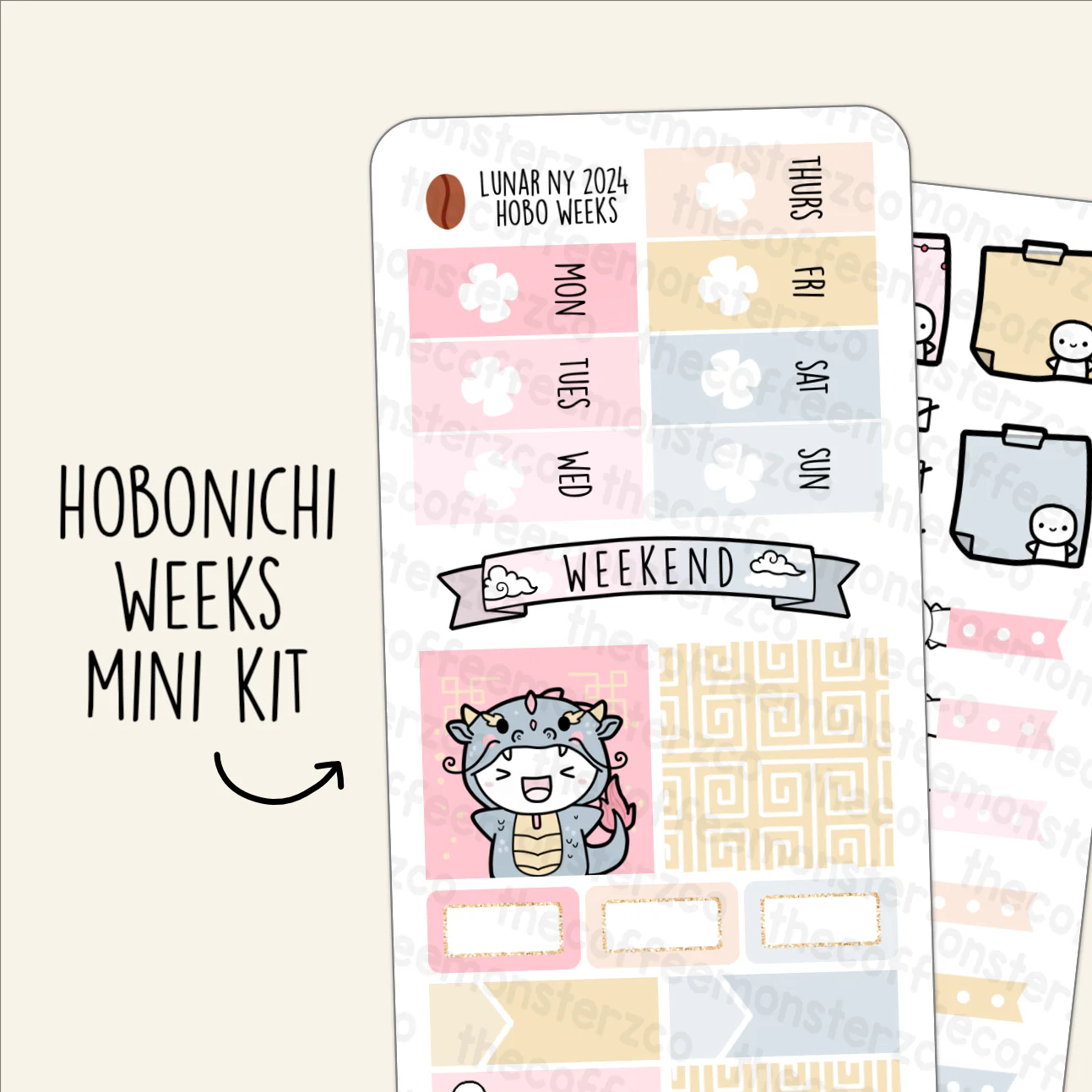 Lunar New Year 2024 Hobonichi Weeks Kit