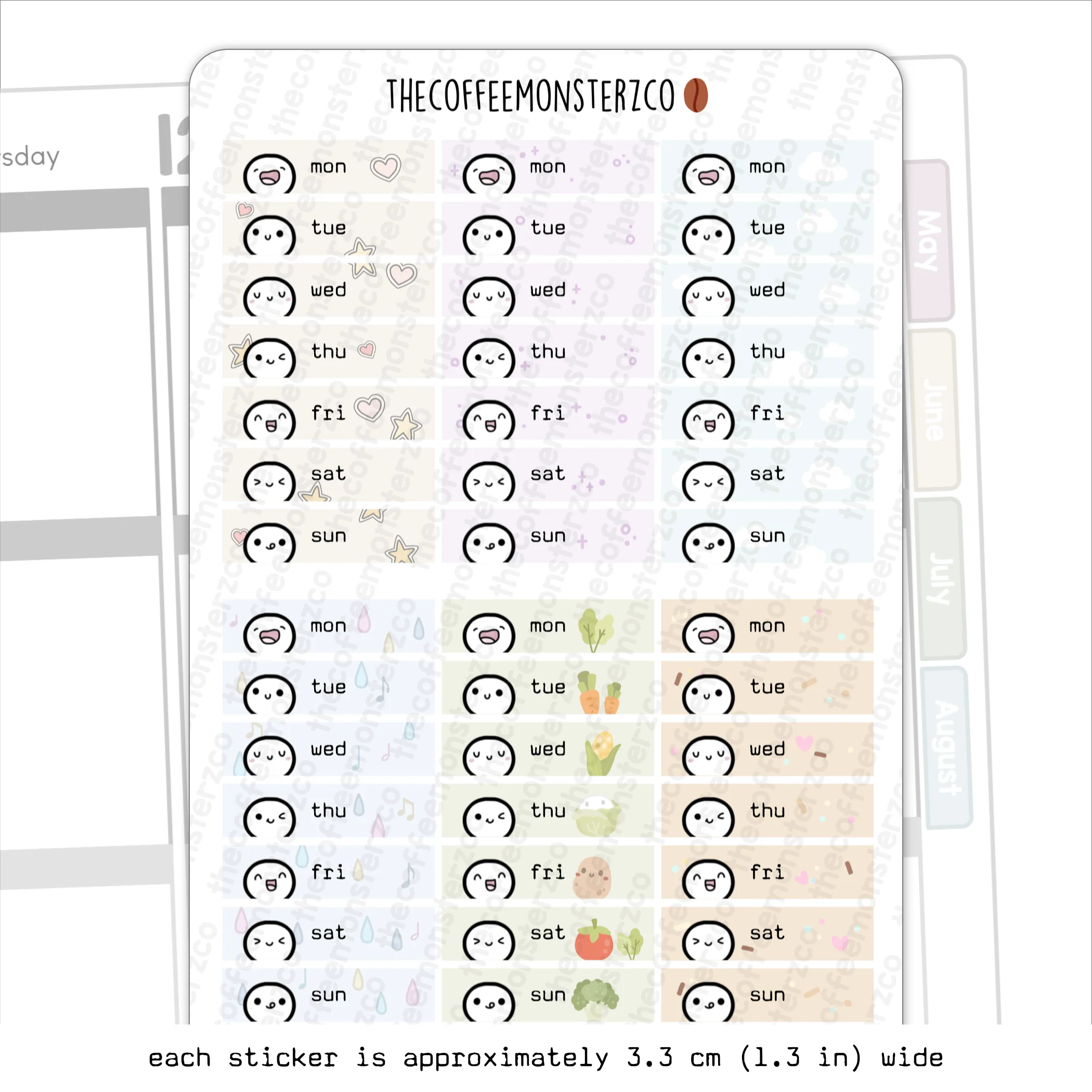 2025 Hobonichi Cousin Days Of The Week