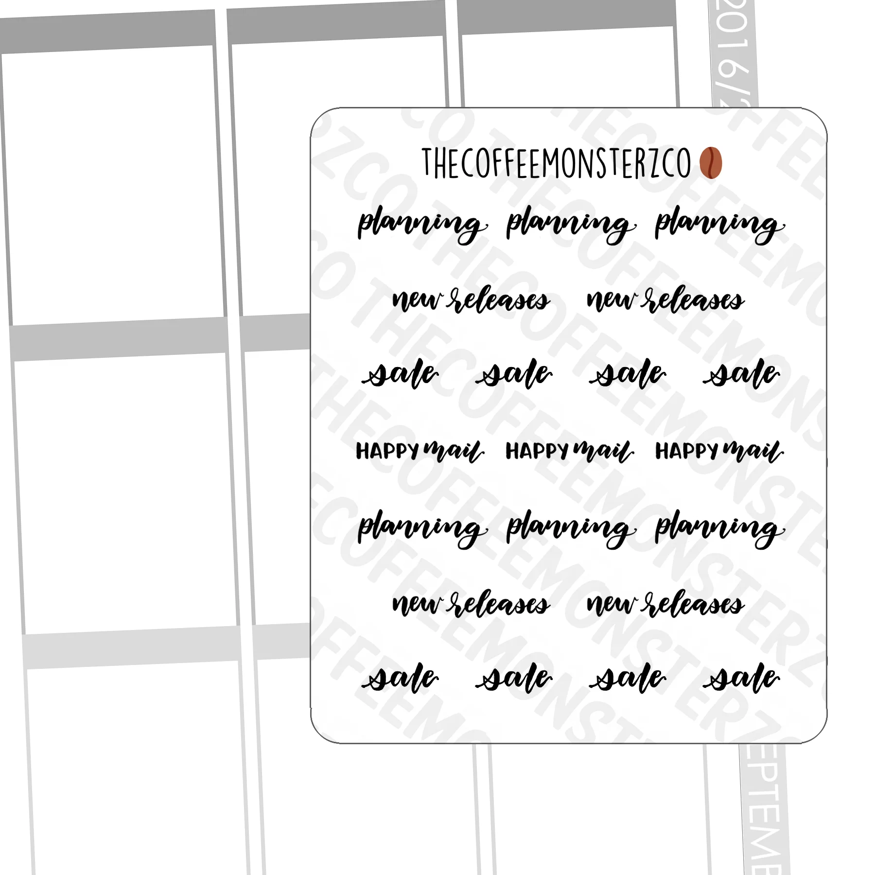 Helen's Lettering: Planning
