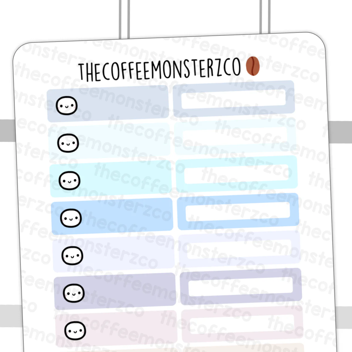 Winter Hobonichi Cousin Labels (FINAL STOCK)