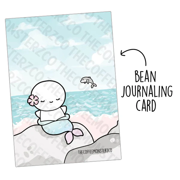 Mermoti By The Beach - Card Print