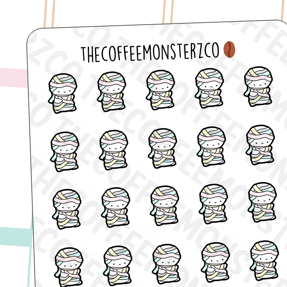Washi Mummy Emotis (FINAL STOCK)