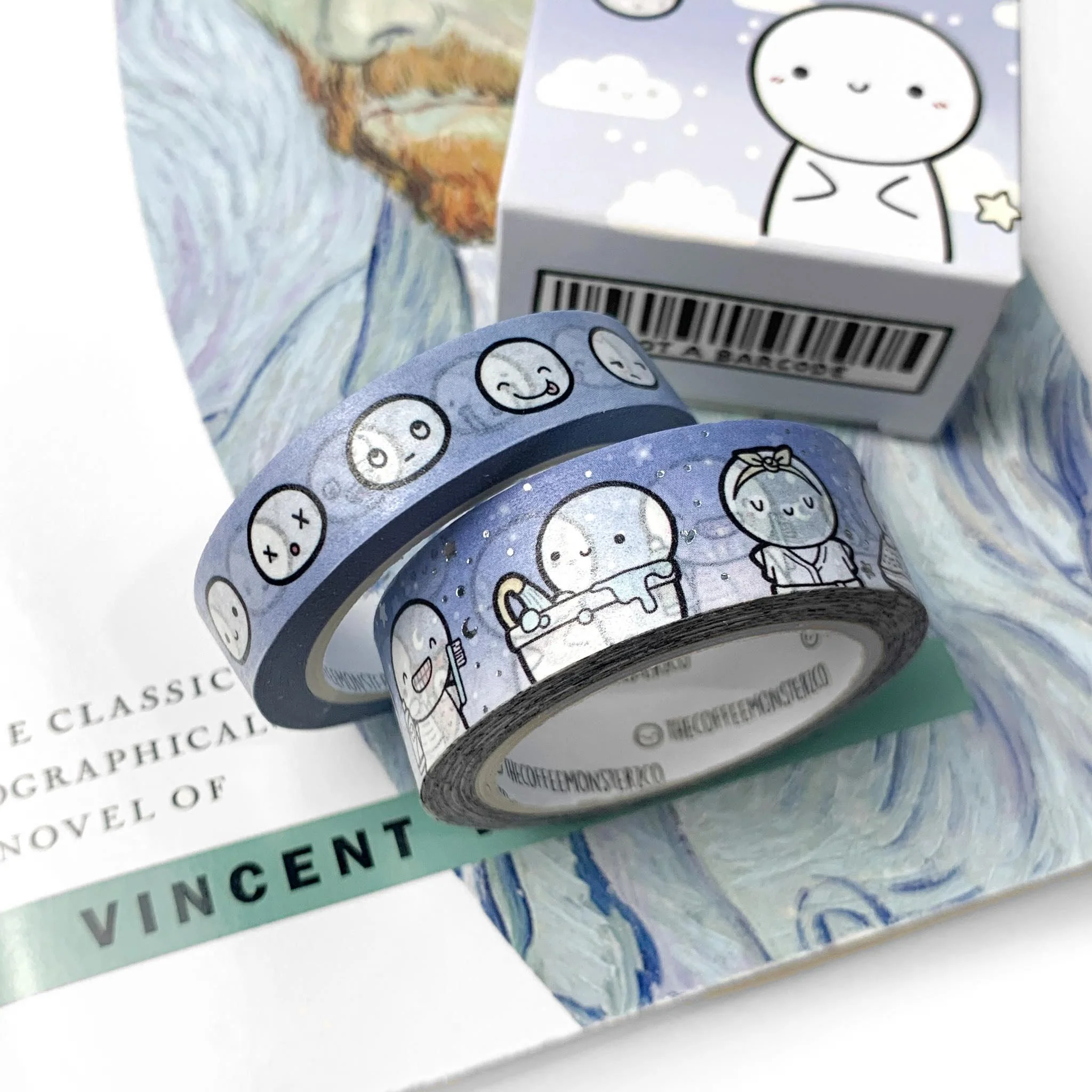 Evening Routine Set Washi Tape - 15mm (1 per customer)