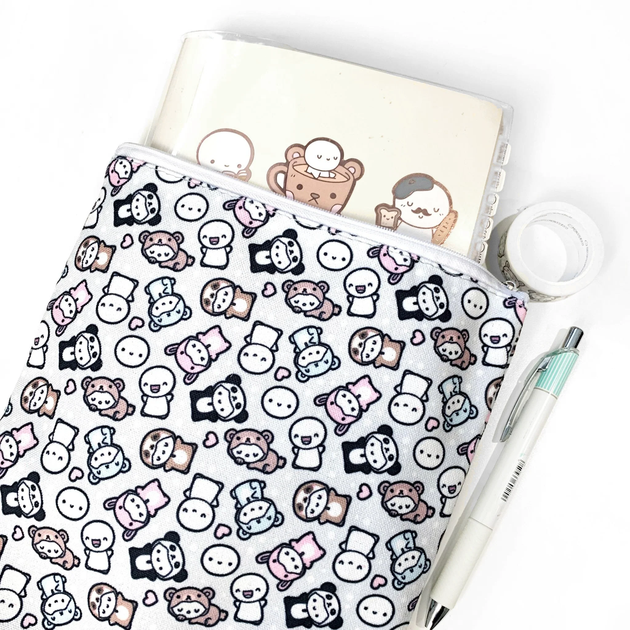 Misfit Barely Grey - Emoti Stationery Pouch