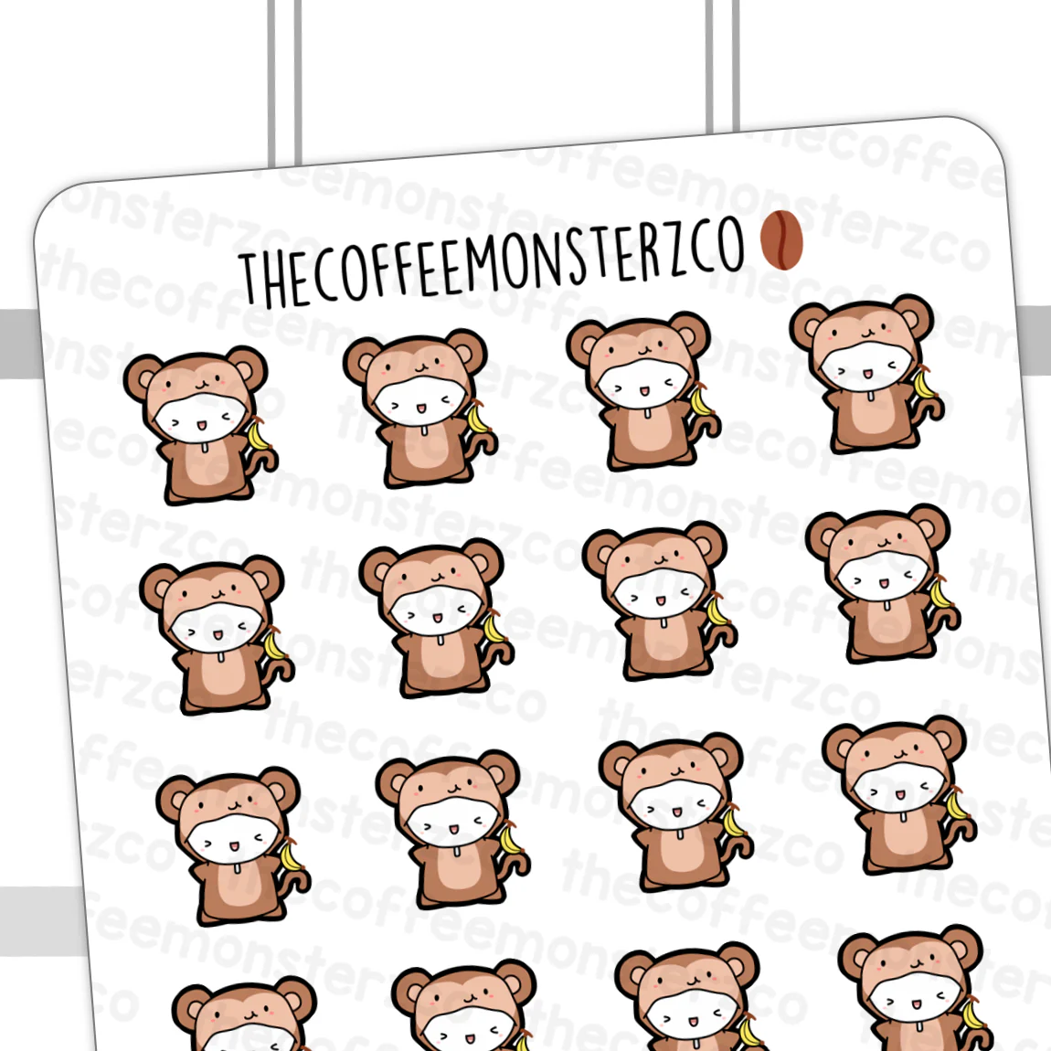 Monkey Onesie Emotis (FINAL STOCK)