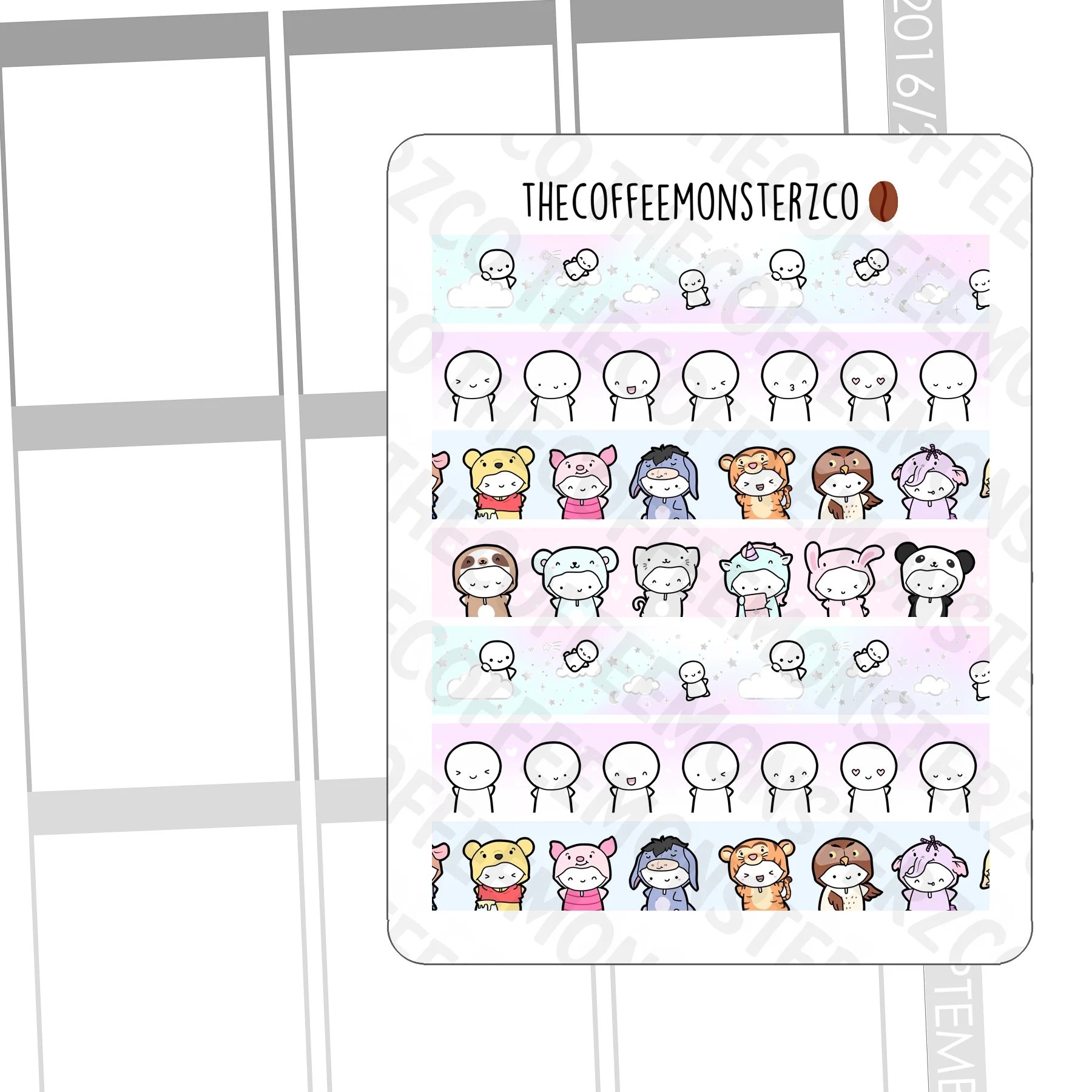 Non-presale Washi Strip Stickers Part 1