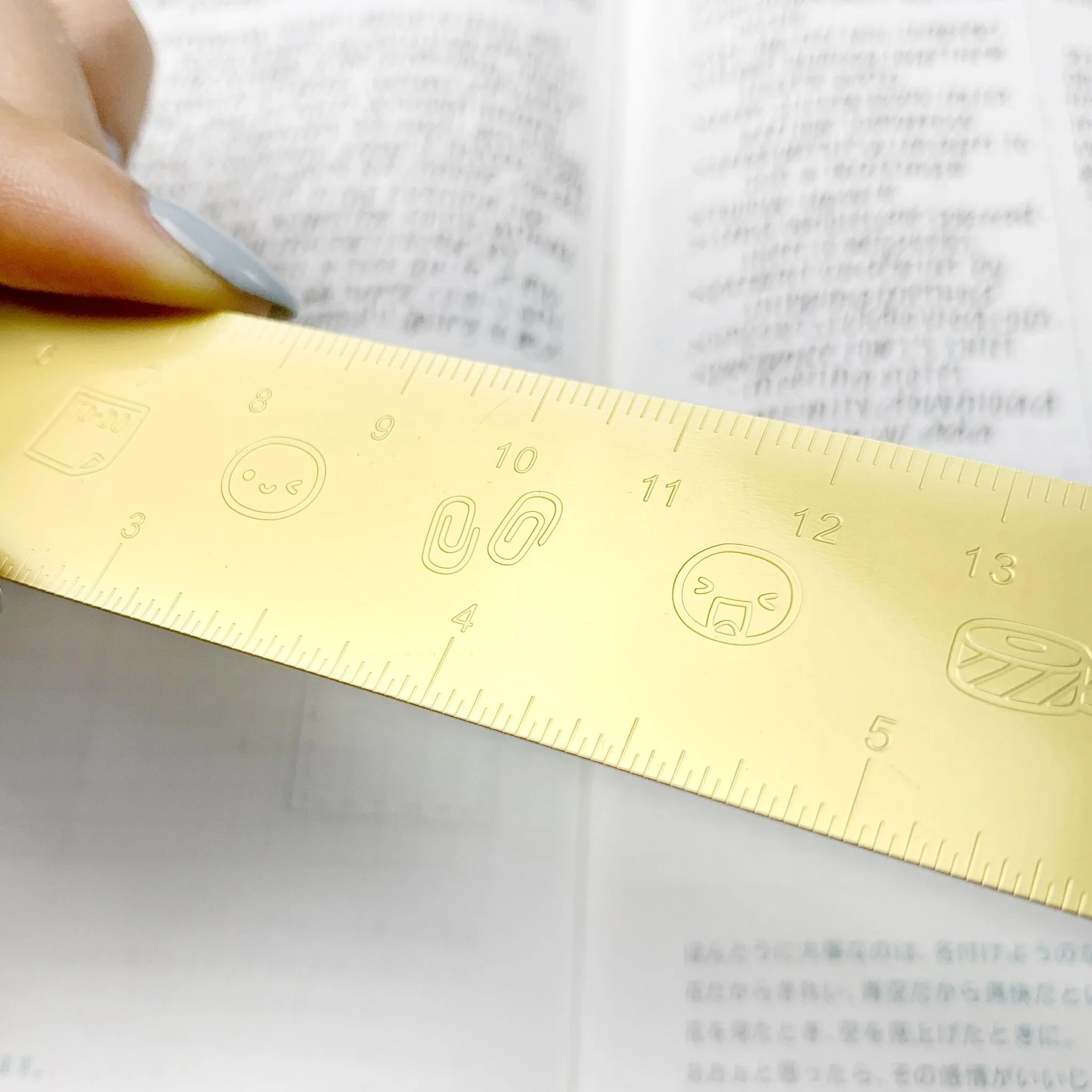 Light Gold - Emoti Metal Ruler (Misfit) (1 per customer)