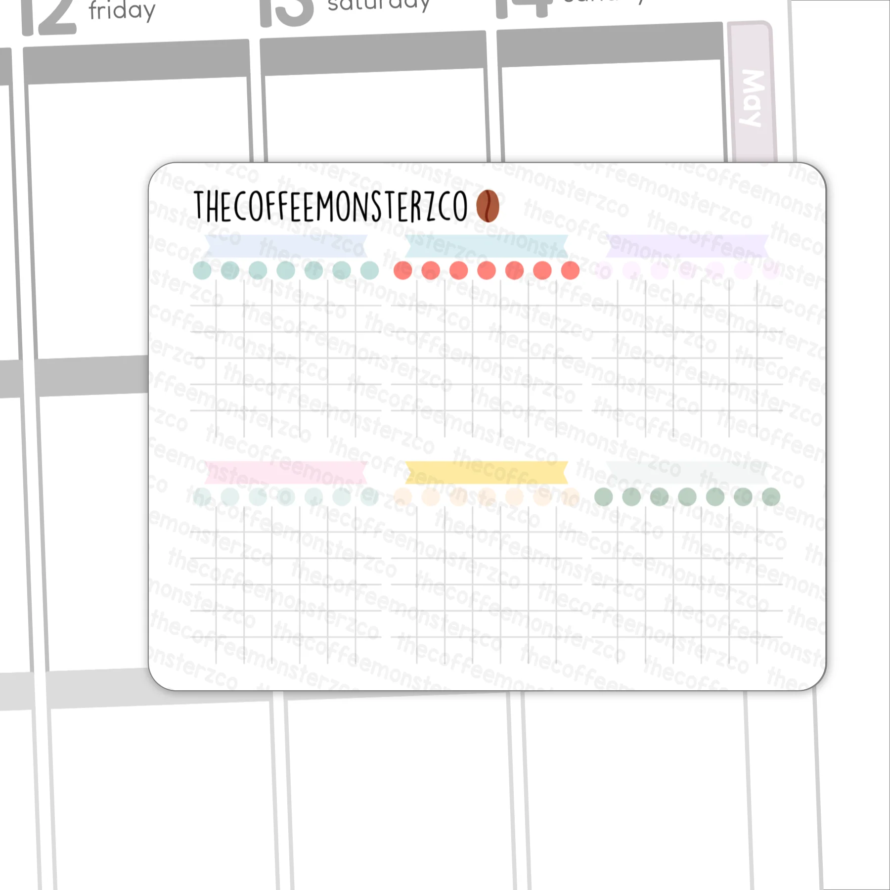 2024 Monthly Habit Trackers Part 2
