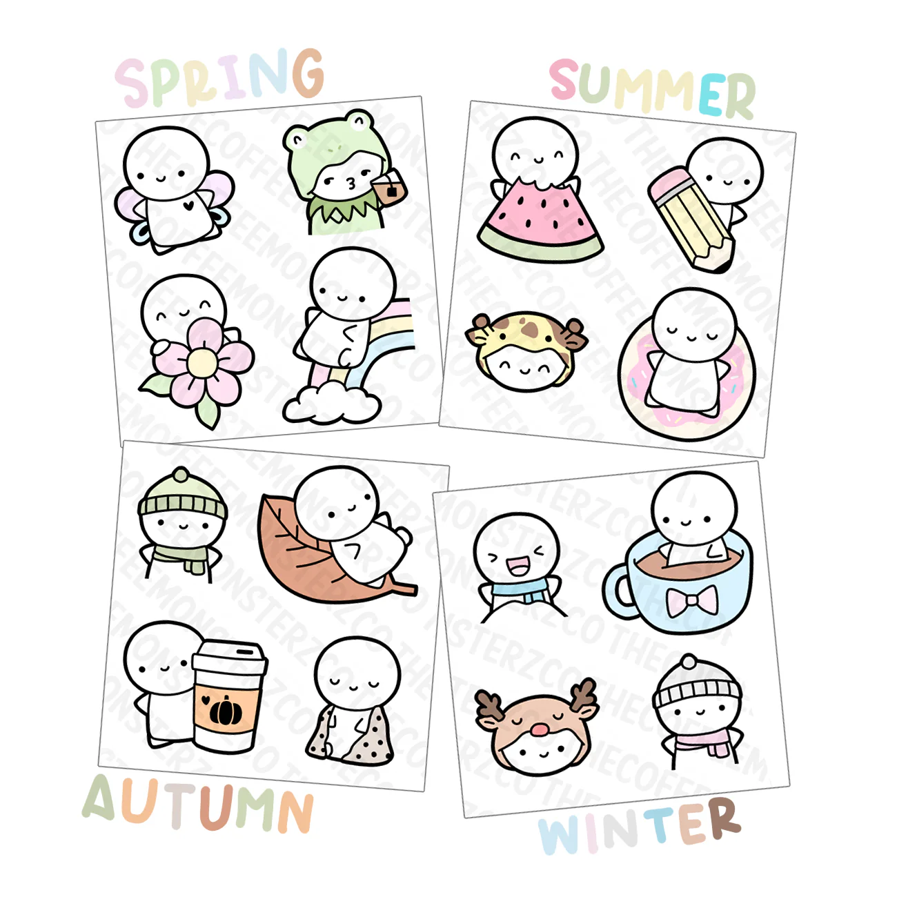 Seasonal - Sticker Seals