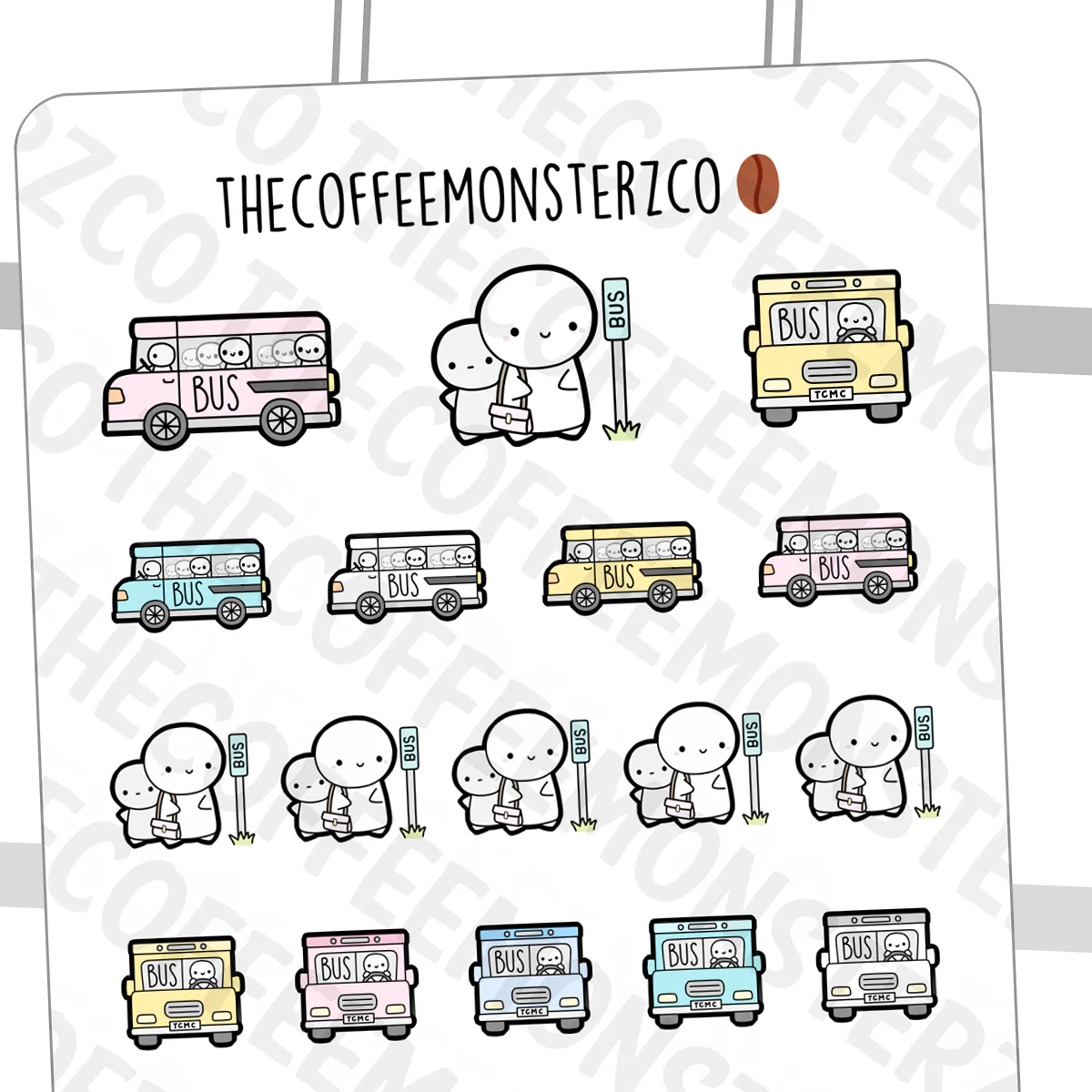 Bus Ride Emotis
