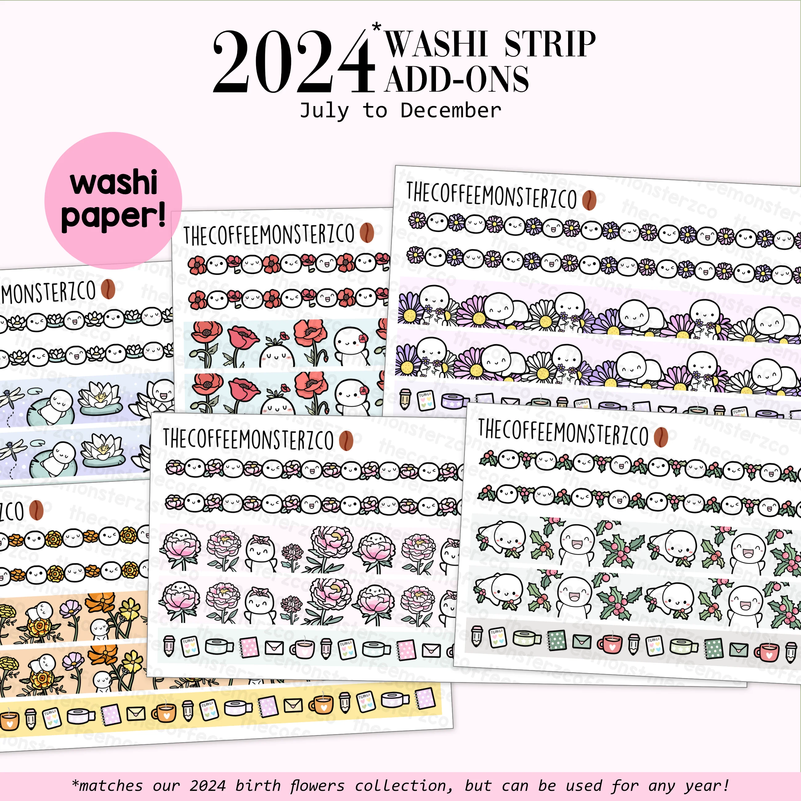 2024 Coordinating Add-ons - Washi Strips - Part 2