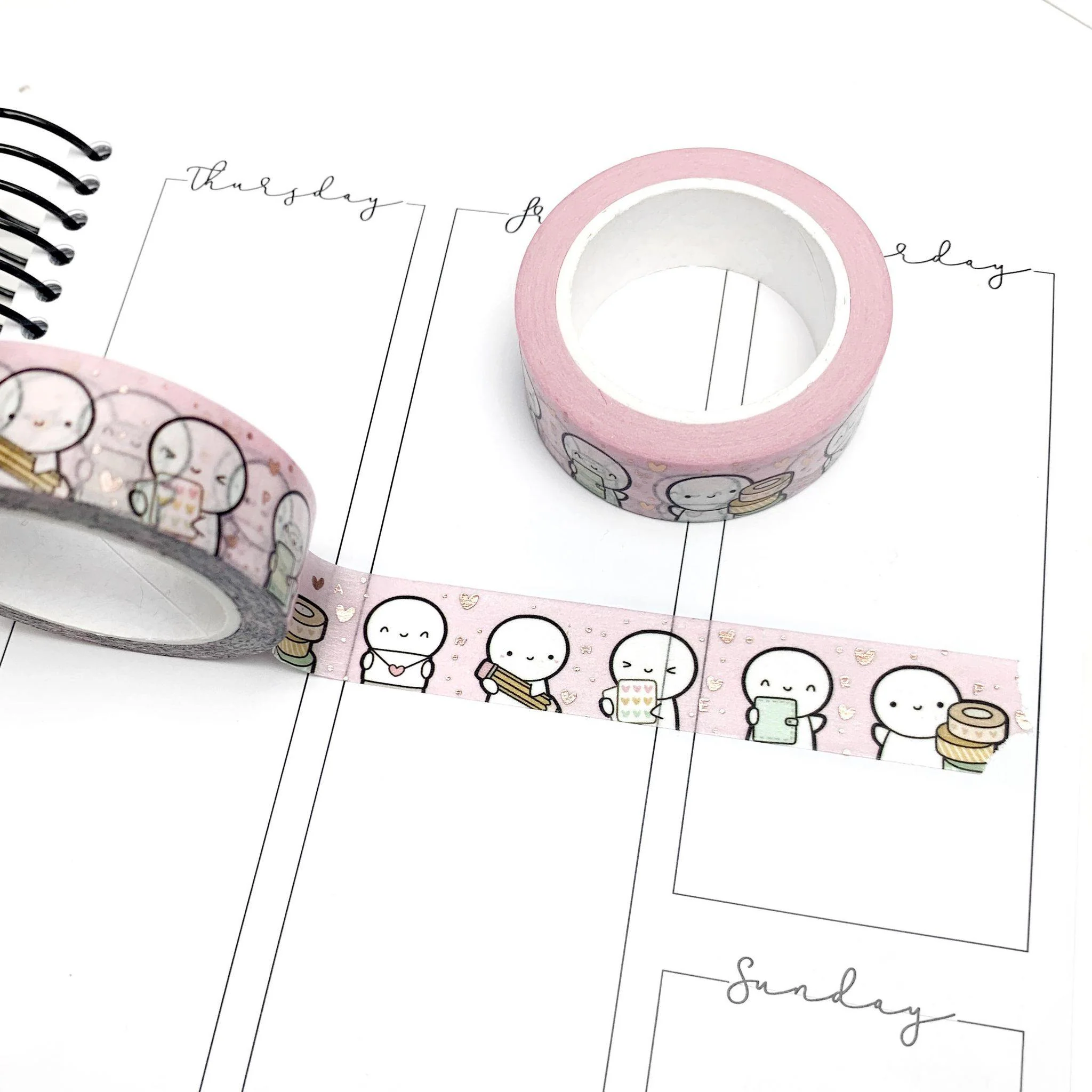 Planning Time Emoti Washi Tape - 15mm