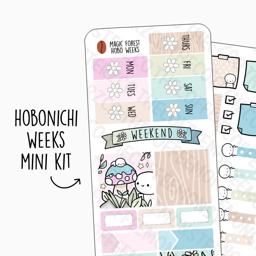 Magic Forest Hobonichi Weeks Kit