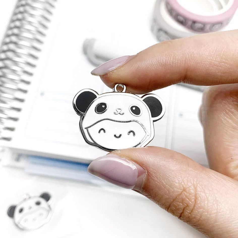 Panda Onesie - Silver Charm