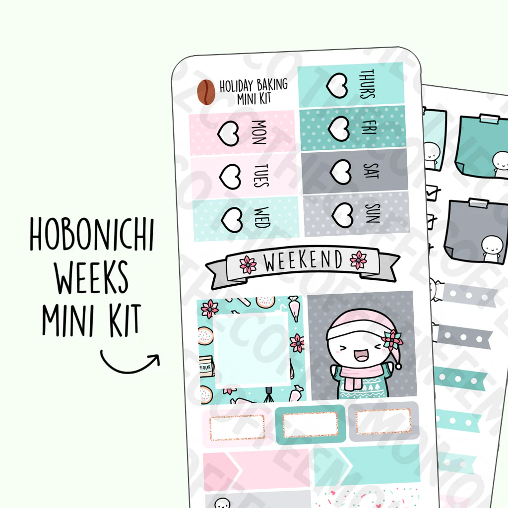 Holiday Baking Hobonichi Weeks Kit