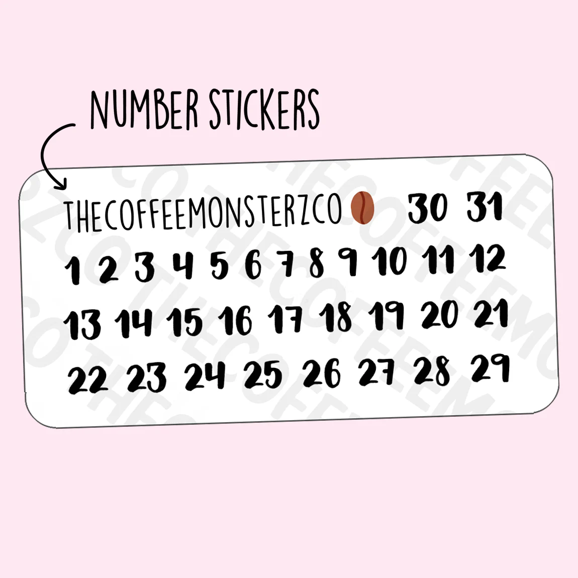 Helen's Lettering: Numbers