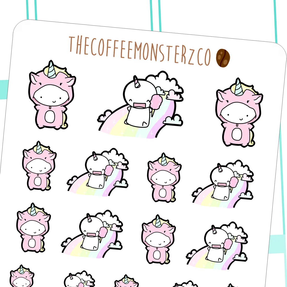 Unicorn Onesie Emotis