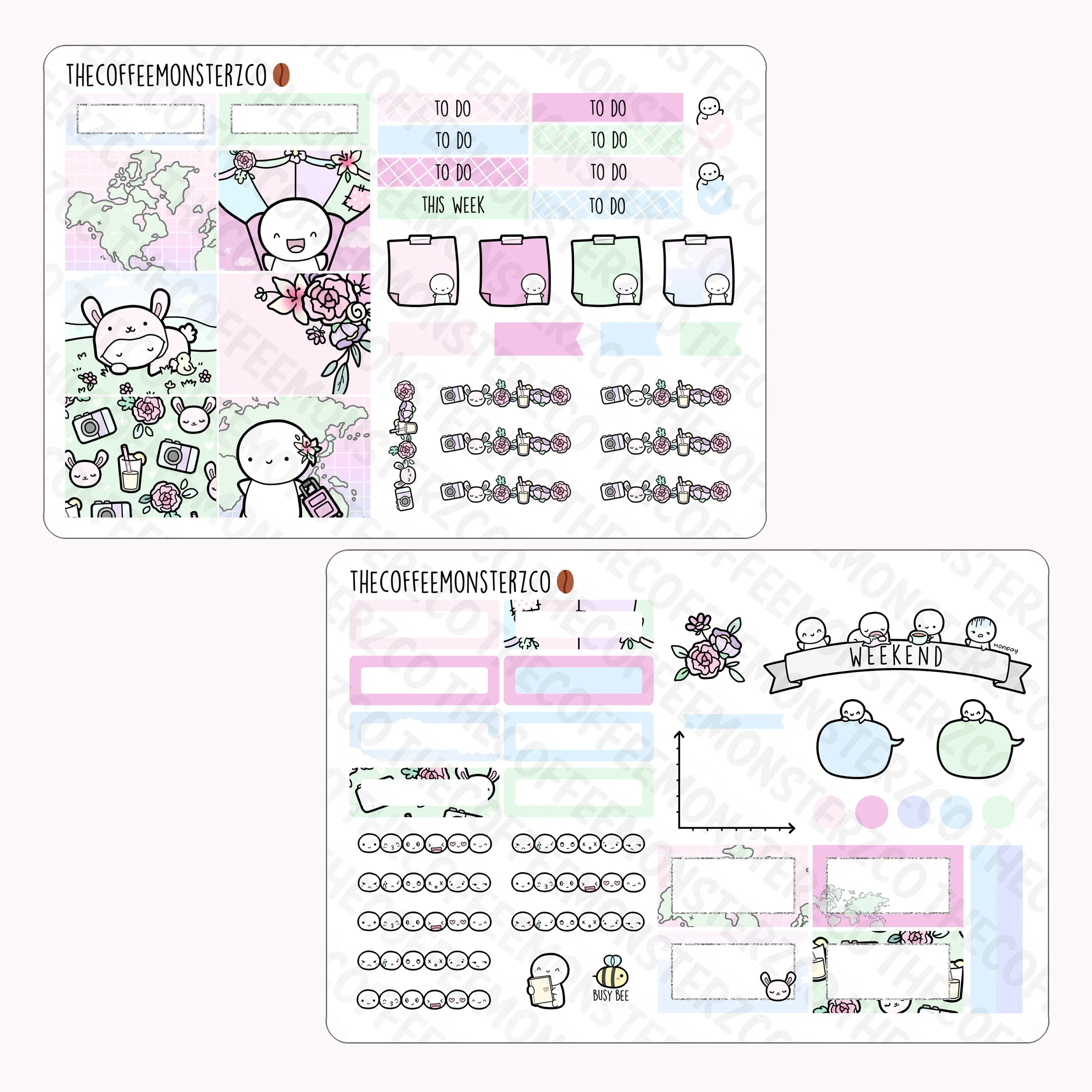 Spring Adventures Hobonichi Cousin Kit